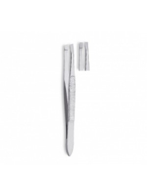 Eyebrow Tweezers With Texture on Handle for grip
